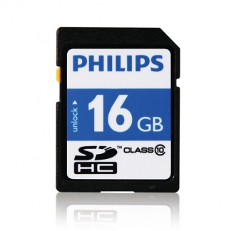Philips SDHC kaart | Philips  (Class 10, 16 GB) FM016SD45B K170301000 - 