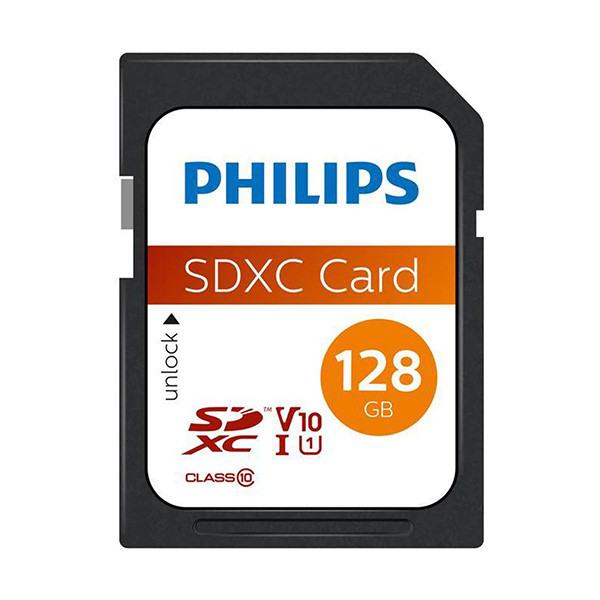 Philips SDXC kaart | Philips | 128 GB (Class 10) FM12SD55B/00 K170302168 - 1