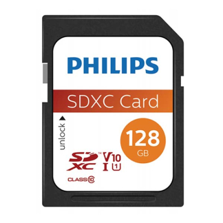Philips SDXC kaart | Philips | 128 GB (Class 10) FM12SD55B K170301003