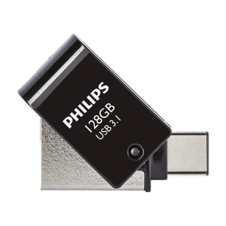 Philips USB stick | Philips | 128 GB (USB A en USB C, USB 3.1) FM12DC152B/00 K170302177