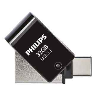 Philips USB stick | Philips | 32 GB (USB A en USB C, USB 3.1) FM32DC152B/00 K170302175
