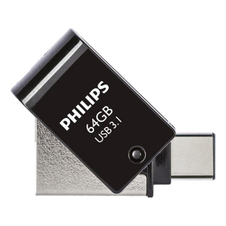 Philips USB stick | Philips | 64 GB (USB A en USB C, USB 3.1) FM64DC152B/00 K170302176