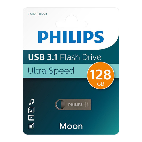 Philips USB stick | Philips Moon | 128 GB (USB A, USB 3.1) FM12FD165B/00 K170302185 - 2