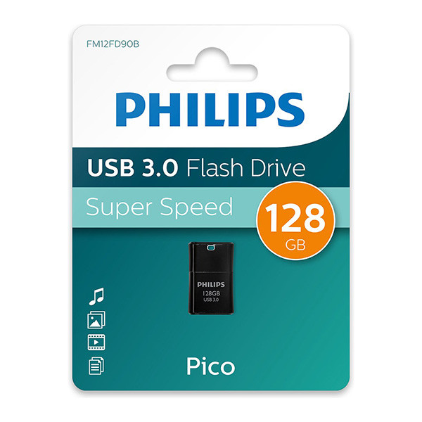 Philips USB stick | Philips Pico | 128 GB (Nano, USB A, USB 3.0) FM12FD90B/00 K170302188 - 3