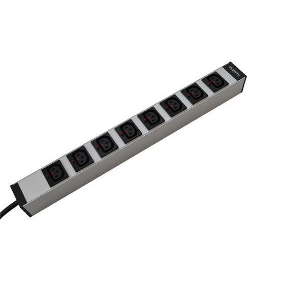 Plenty 19-inch stekkerdoos | Plenty | 3 meter (8-voudig, 1U, IEC lock) RN3022 A010806175 - 1