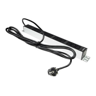 Plenty C13 stekkerdoos | Plenty (12 x C13, Schuko stekker, 19 inch) RN3030 K010806173 - 3