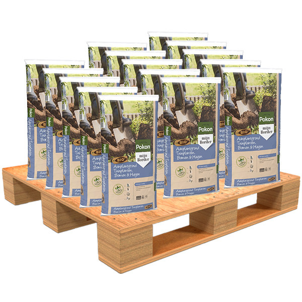 Pokon Aanplantgrond tuinplanten, bomen en hagen pallet | 1890 liter | Pokon (Bio-label, Turfvrij)  Q170505175 - 1