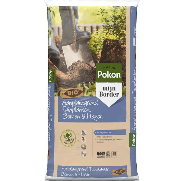 Pokon Aanplantgrond tuinplanten, bomen en hagen pallet | 945 liter | Pokon (Bio-label, Turfvrij)  X170505175 - 3