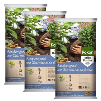 Aanplantgrond zuurminnende planten bio | Pokon | 90 liter