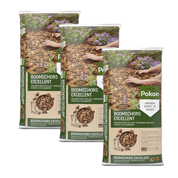 Pokon Boomschors | Pokon | 120 liter (Pinus Pinaster, 25-45 mm)  V170505350 - 1