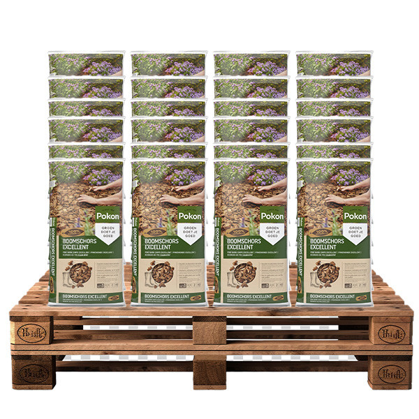 Pokon Boomschors pallet | 2040 L | Pokon (Pinus Pinaster, 25-45 mm)  Q170505350 - 1