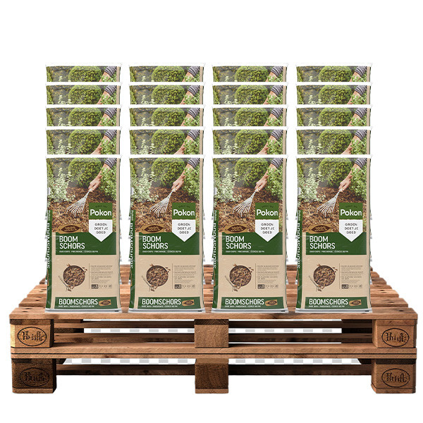 Pokon Boomschors pallet | 2340 L | Pokon (Natuurlijk, 15-40 mm)  Q170505351 - 1