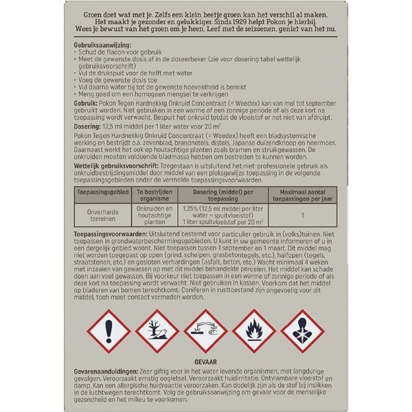 Pokon Brandnetels bestrijden | Weedex | Pokon | 160 m² (Concentraat, 100 ml) 7011007100 B170116174 - 3