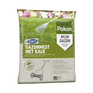 Pokon Compleet gazonpakket | Pokon | 125 m² (Gazonmest mest kalk, graszaad en mosbestrijder)  K170116021 - 