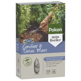 Pokon Coniferen en taxus mest | Pokon | 2.5 kg (Voor 65 planten) 7182799100 K170116172 - 