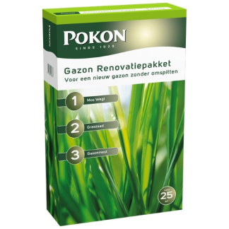 Pokon Gazon hersteller | Pokon | 25 m² (Mosbestrijder, Graszaad, Gazonmest, 1.75 kg) 7831423100 K170116017