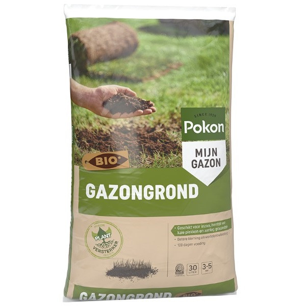 Pokon Gazongrond | Pokon | 30 liter (Bio-label, Turfvrij) 7005001100 7202010136 K170116179 - 1