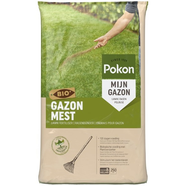Pokon Gazonmest | Pokon | 250 m² (17 kg, Bio-label) 7687576400 K170116136 - 2