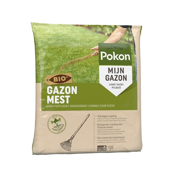 Pokon Gazonmest | Pokon | 8.5 kg (125 m², Bio-label) 7687814400 K170116135 - 1
