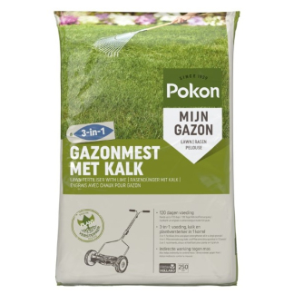 Pokon Gazonmest met kalk 3-in-1 | Pokon | 250 m² (17 kg) 7686576400 K170116138 - 