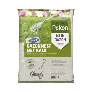 Pokon Gazonmest met kalk 3-in-1 | Pokon | 75 m² (5 kg) 7686564400 K170116016 - 