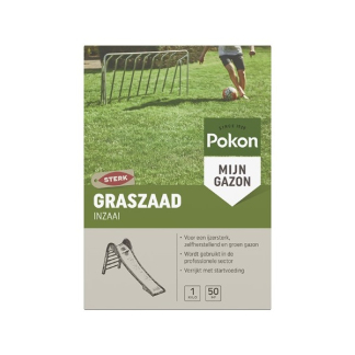 Pokon Graszaad | Pokon | 50 m² (Aanleg, 1 kg) 7683501100 K170116106 - 