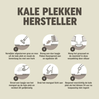 Pokon Graszaad 2-in-1 | Pokon | 5 m² (Kale plekken, Organische voeding, 200 gram) 7695782100 K170115058 - 4