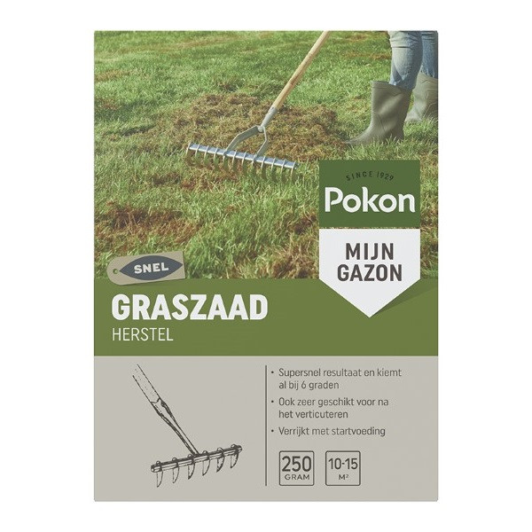 Pokon Graszaad herstel | Pokon |  10 - 15 m² (Snel kiemend, 250 gram) 7684411100 K170116100 - 2