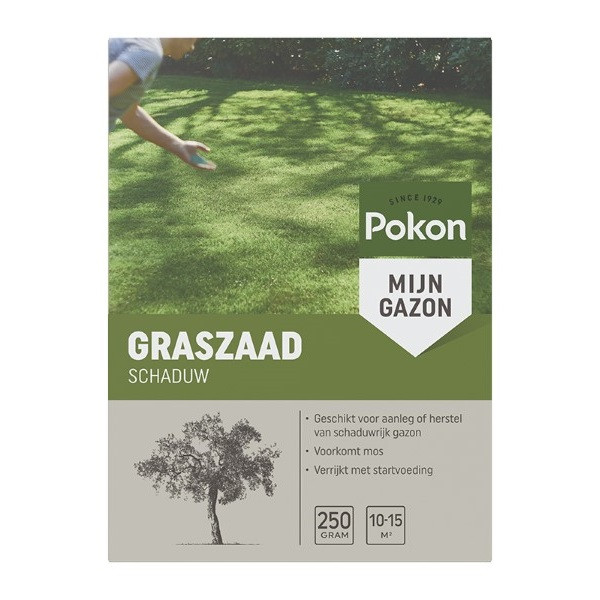 Pokon Graszaad schaduw | Pokon | 10 - 15 m² (Aanleg en herstel, Anti-mos, 250 gram) 7685411100 K170115059 - 2
