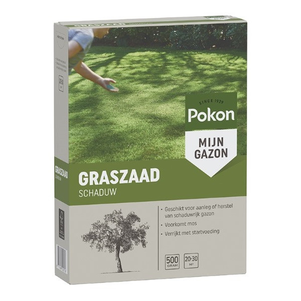 Pokon Graszaad schaduw | Pokon | 20 - 30 m² (Aanleg en herstel, Anti-mos, 500 gram) 7685540100 K170115060 - 1