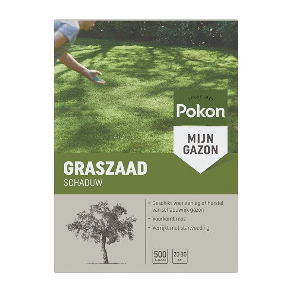 Pokon Graszaad schaduw | Pokon | 20 - 30 m² (Aanleg en herstel, Anti-mos, 500 gram) 7685540100 K170115060 - 2
