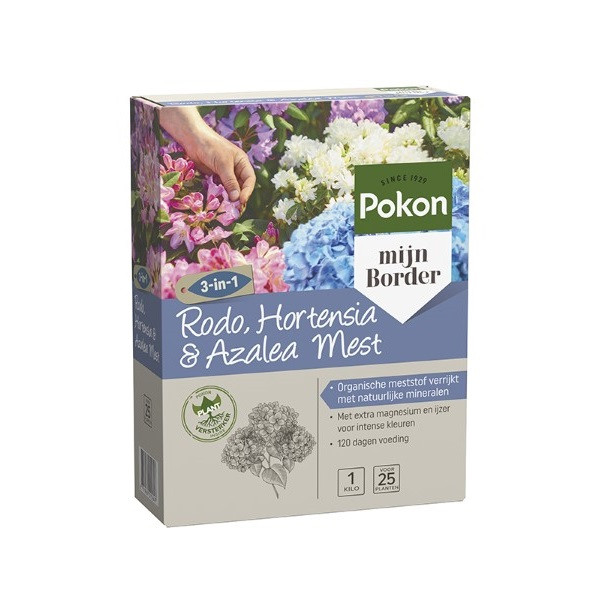 Pokon Hortensia mest | Pokon | 1 kg (Voor 25 planten, Ook voor Rododendron en Azalea) 7183788100 K170116133 - 1