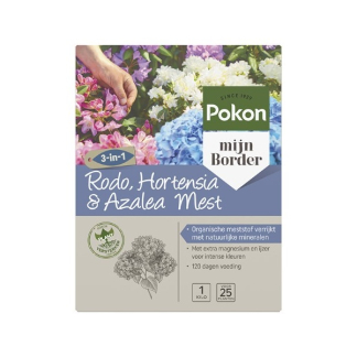 Pokon Hortensia mest | Pokon | 1 kg (Voor 25 planten, Ook voor Rododendron en Azalea) 7183788100 K170116133 - 2