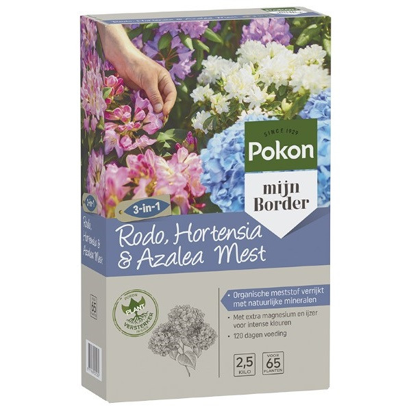 Pokon Hortensia mest | Pokon | 2.5 kg (Ook voor Rododendron en Azalea, Voor 65 planten) 7202010014 K170112312 - 1