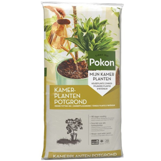 Pokon Kamerplanten potgrond | Pokon | 20 liter (Turfvrij, Biologisch, Met voeding) 724059 K170115799