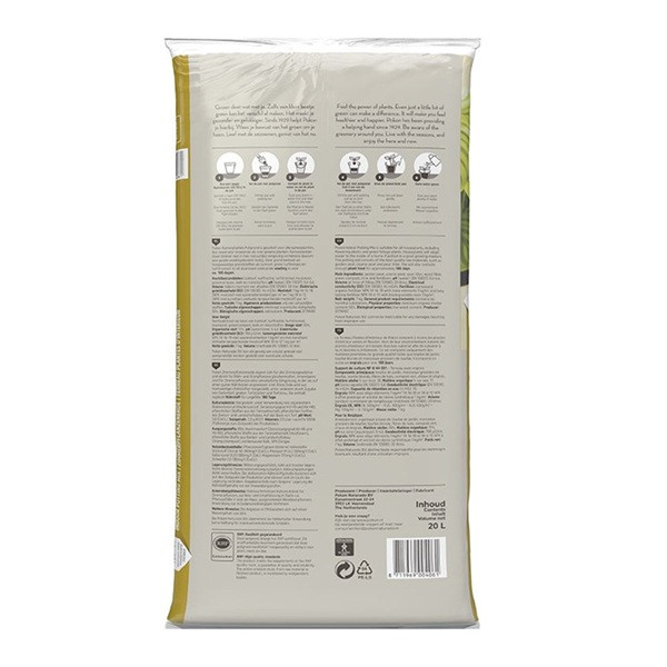 Pokon Kamerplanten potgrond | Pokon | 20 liter (Turfvrij, Biologisch, Met voeding) 724059 K170115799 - 2