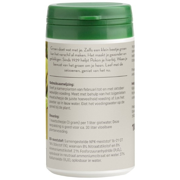 Pokon Kamerplanten voeding | Pokon | 100 gram (Wateroplosbaar poeder) 7101420100 K170116110 - 3