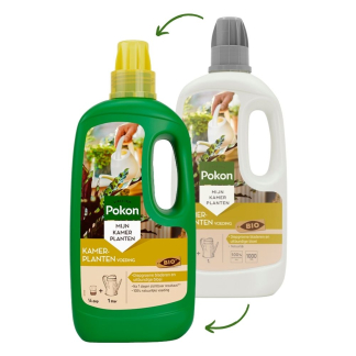 Pokon Kamerplanten voeding | Pokon | 1 liter (Vloeibaar Bio-label) 7000818100 K170116186 - 2