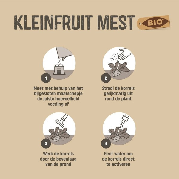 Pokon Kleinfruit mest | Pokon | 1 kg (10 m², Bio-label) 7674788100 K170115054 - 4