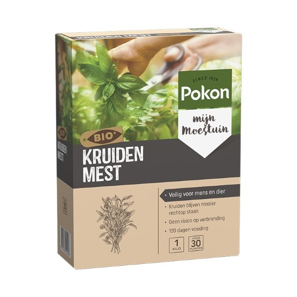 kruiden voeding pokon 1 kg ook voor lavendel biologisch 30 planten