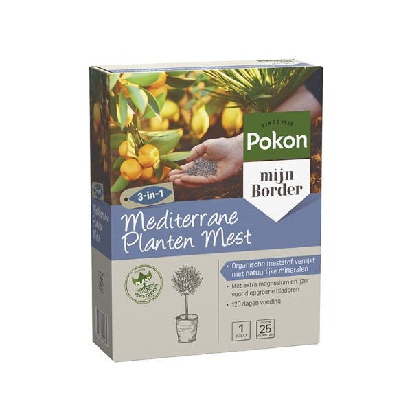 Pokon Mediterrane planten mest | Pokon | 1 kg (Voor 25 planten) 7184788100 K170116134 - 1