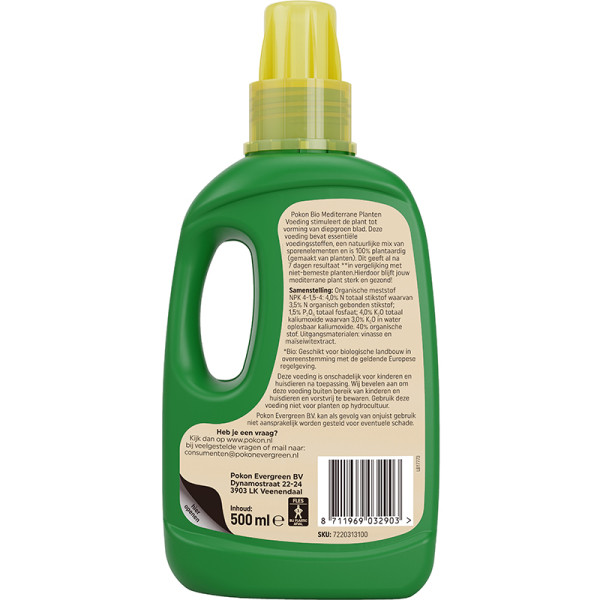 Pokon Mediterrane planten voeding | Pokon | 500 ml (Vloeibaar, Bio-label) 7220313100 K170112310 - 4