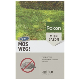 Pokon Mos Weg | Gazon | 100 m² (Korrels, 3500 gram) 7603799100 C170115033 - 