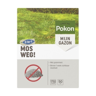 Pokon Mos Weg | Gazon | 50 m² (Korrels, 1750 gram) 7603772100 C170115032 - 