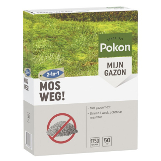 Pokon Mos Weg | Gazon | 50 m² (Korrels, 1750 gram) 7603772100 C170115032 - 