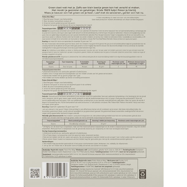 Pokon Mos en Onkruid Weg | Gazon | 50 m² (2.75 kg) 724093 A170115876 - 3