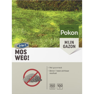 Pokon Mosverwijderaar gazon | Pokon | 100 m² (Korrels, 3500 gram) 724090 K170115873 - 2