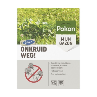 Pokon Onkruid Weg | Gazon | 80 m² (Korrels, 1600 gram) 7601772101 C170115035 - 
