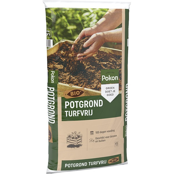 Pokon Potgrond | Pokon | 45 liter (Universeel, Bio-label, Turfvrij) 7202010113 724038 K170505341 - 2