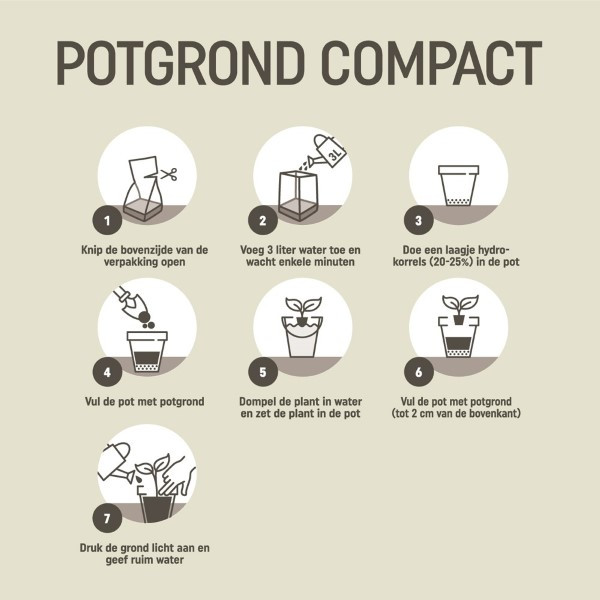 Pokon Potgrond Compact | Pokon | 10 liter (Kokosvezel, Turfvrij) 7937601400 K170116143 - 4